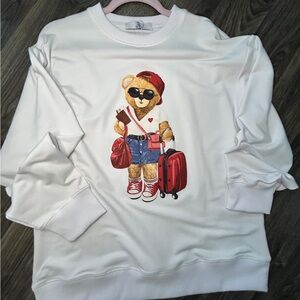 White Bear Graphic Sweater